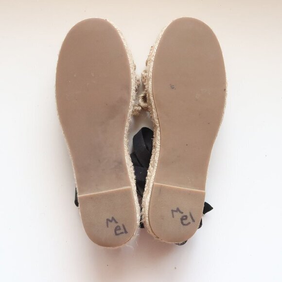 Madewell The Gwen Flat Platform Espadrille Ankle Tie Lace Up Jute Sandals 7.5 - Picture 7 of 16